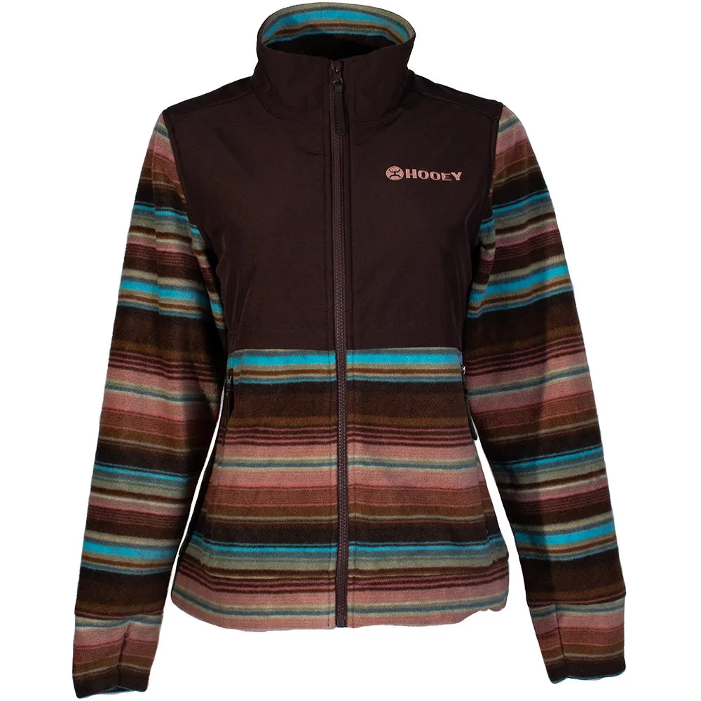 Youth "Girls Tech Fleece Jacket" Serape/ Brown